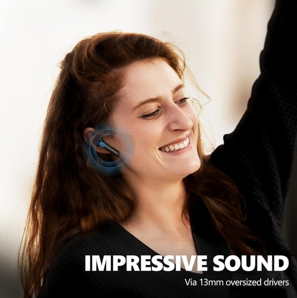 Wireless Earbuds Bluetooth 5.3 Headphones 40Hrs Playback Bass Sound Ear Buds wit - Picture 7 of 7